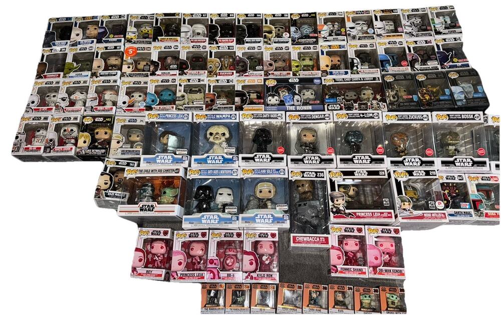 Lot 75+ Funko Pop Star Wars Disney Exclusive Convention Deluxe Minis T-Shirt
